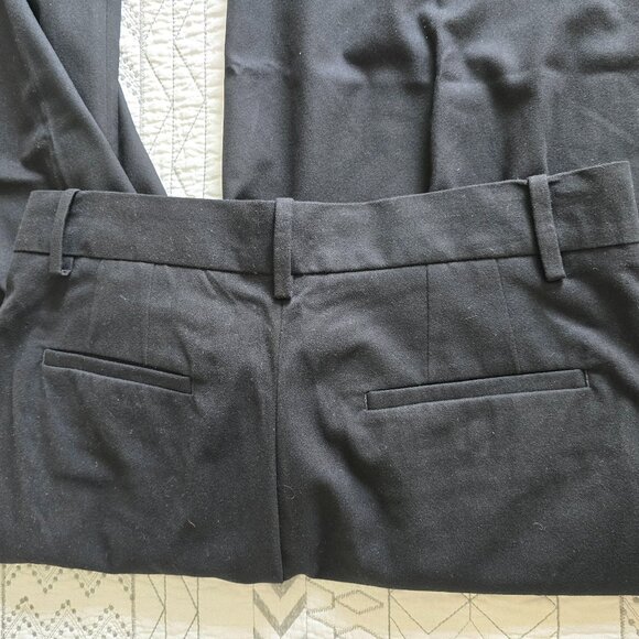 Banana Republic Wide leg Black Flannel Dress Pants Size 8 NWT - Picture 11 of 11